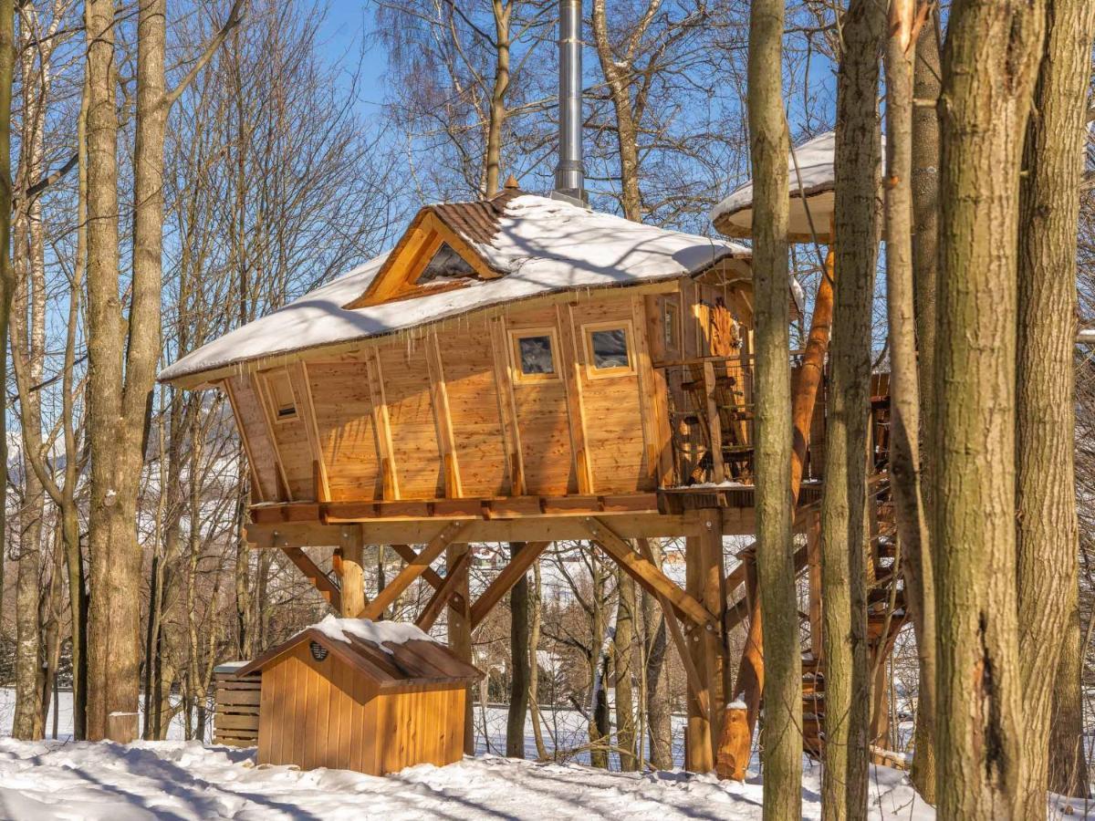 ホテル Treehous Sneznik S Wellness Dolní Morava エクステリア 写真