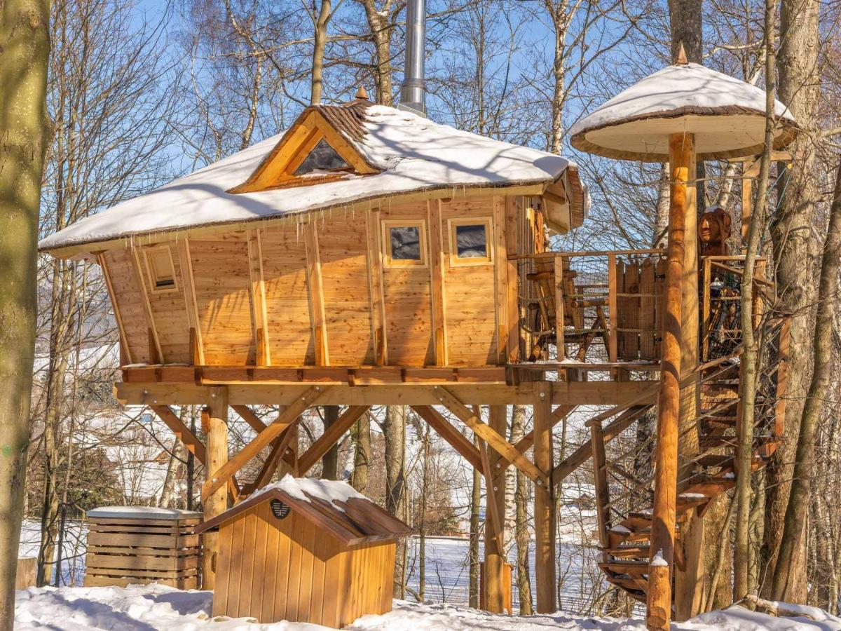 ホテル Treehous Sneznik S Wellness Dolní Morava エクステリア 写真