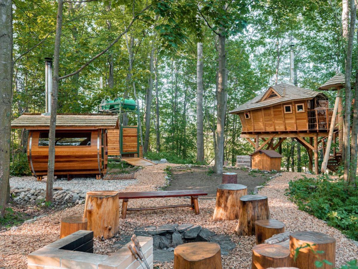 ホテル Treehous Sneznik S Wellness Dolní Morava エクステリア 写真