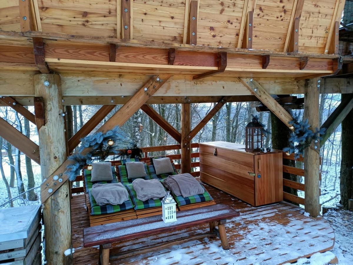 ホテル Treehous Sneznik S Wellness Dolní Morava エクステリア 写真