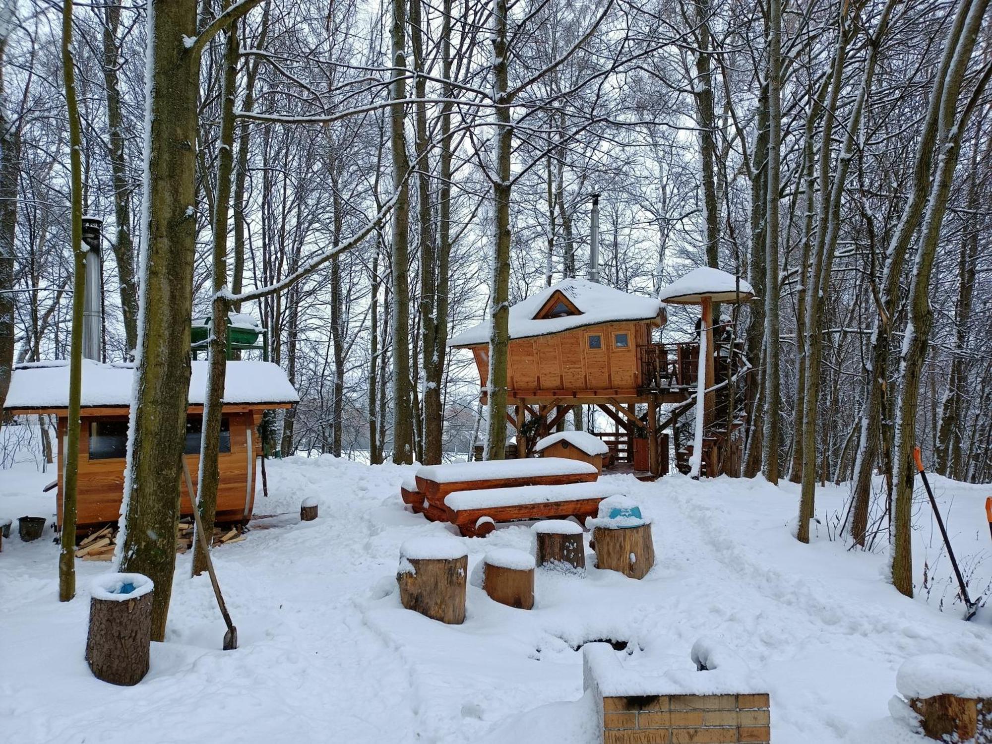 ホテル Treehous Sneznik S Wellness Dolní Morava エクステリア 写真
