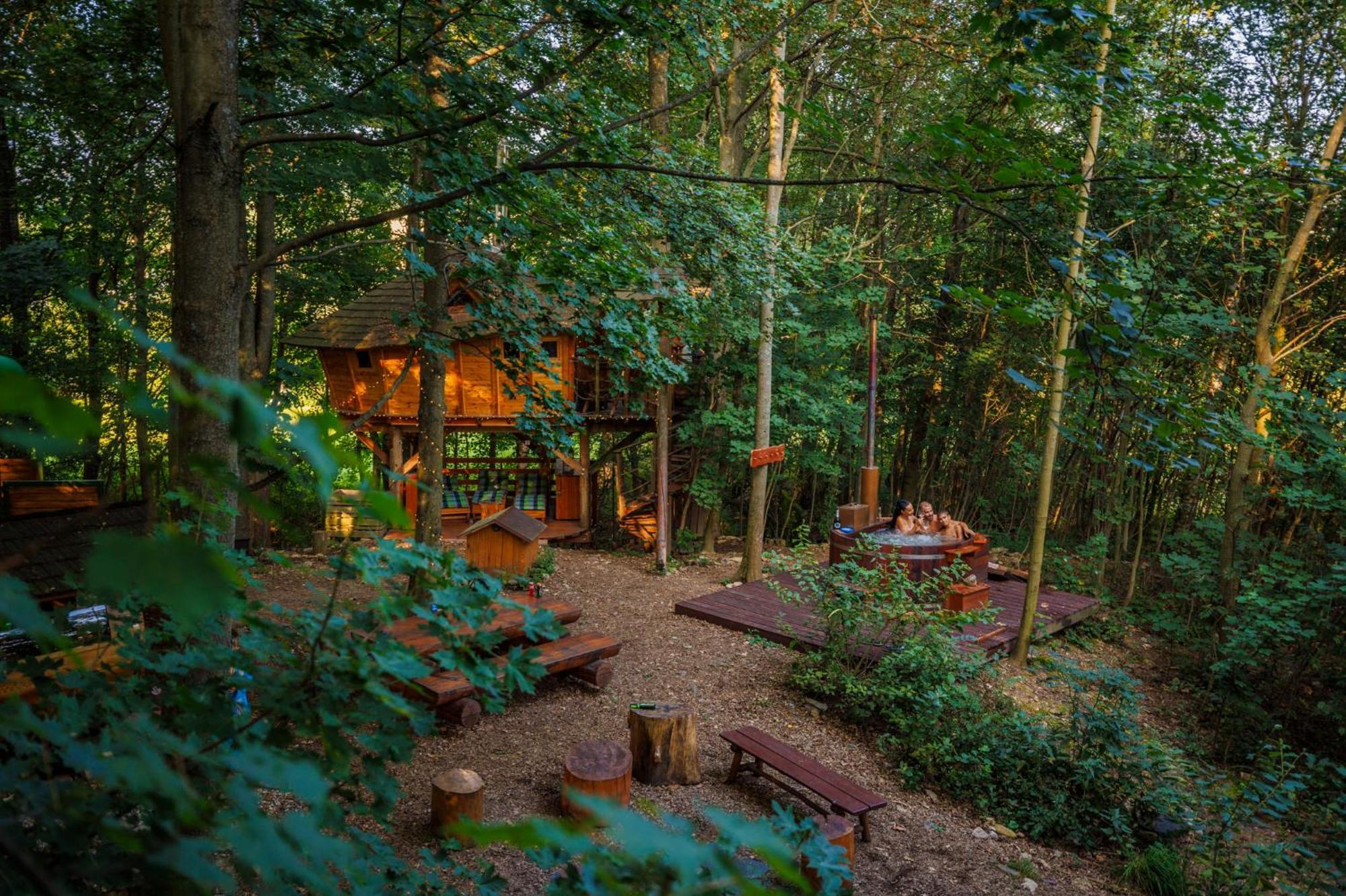 ホテル Treehous Sneznik S Wellness Dolní Morava エクステリア 写真
